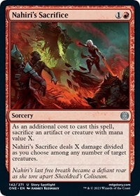 Nahiri's Sacrifice - Phyrexia: All Will Be One - 142