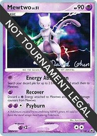 Mewtwo - 2009 (David Cohen) - World Championship Decks #9/100