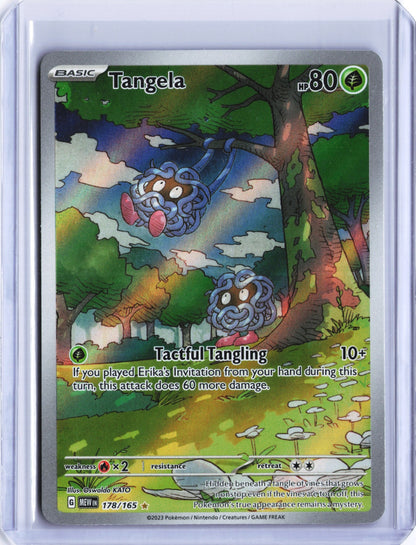 Tangela - Illustration Rare SV: Scarlet & Violet 151 178/165 NM