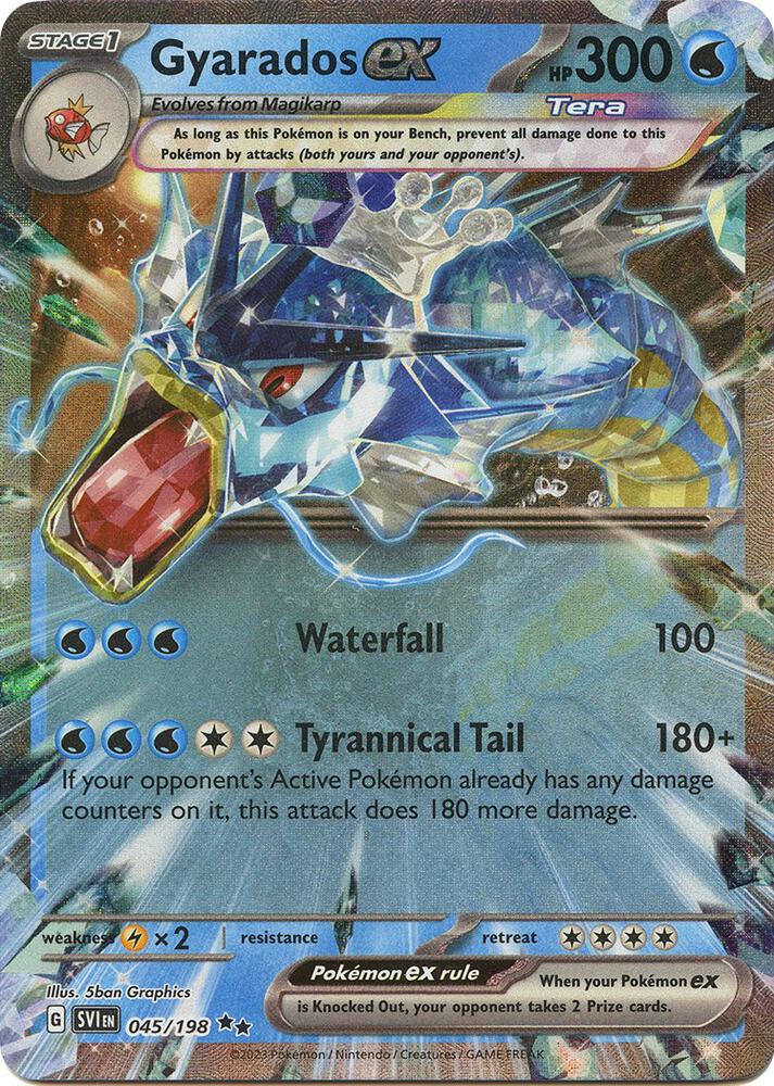 Gyarados ex - Scarlet & Violet Base Set #045/198