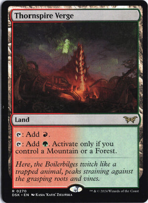 Thornspire Verge R Duskmourn: House of Horror 270 NM