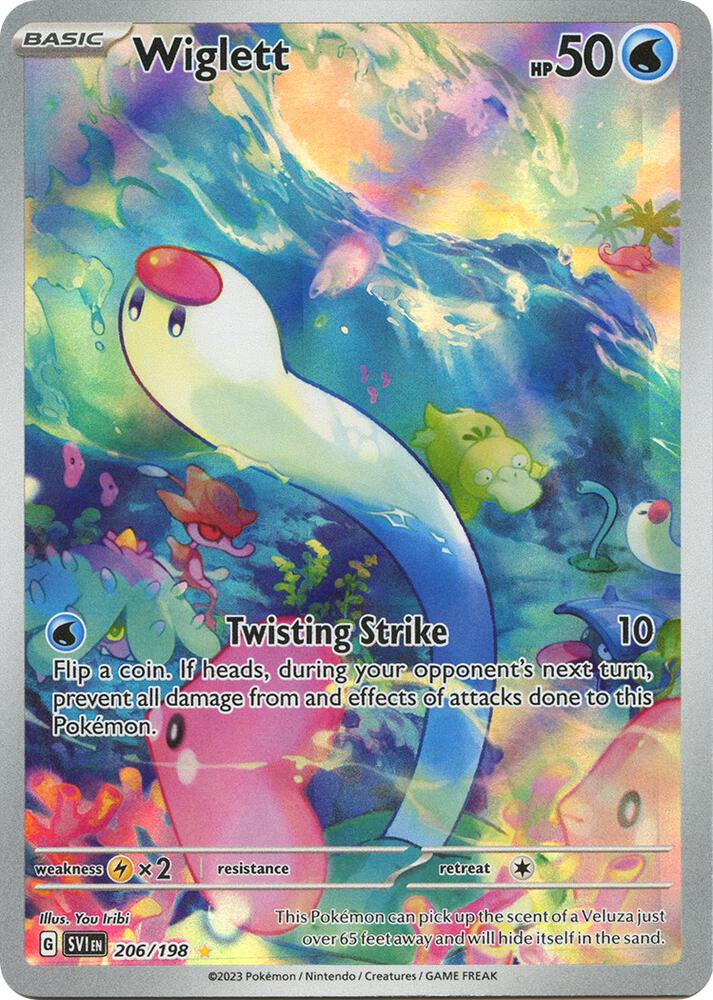 Wiglett - Scarlet & Violet Base Set #206/198
