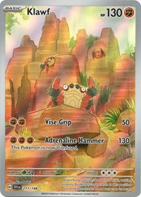 Klawf - Scarlet & Violet Base Set #217/198