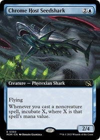 Chrome Host Seedshark (Extended Art) - March of the Machine - 350