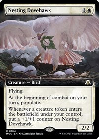 Nesting Dovehawk (Extended Art) - Planechase: March of the Machine - 104