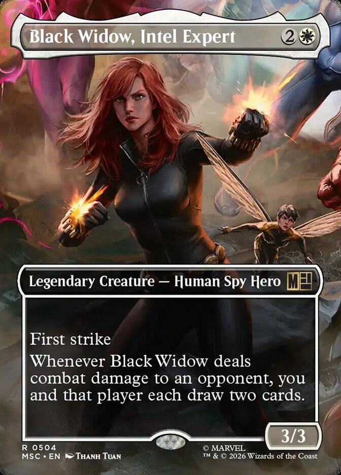 Black Widow, Intel Expert - Marvel Super Heroes Commander #504