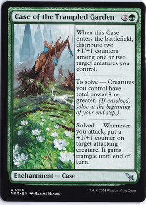 Case of the Trampled Garden U Murders at Karlov Manor 156 NM