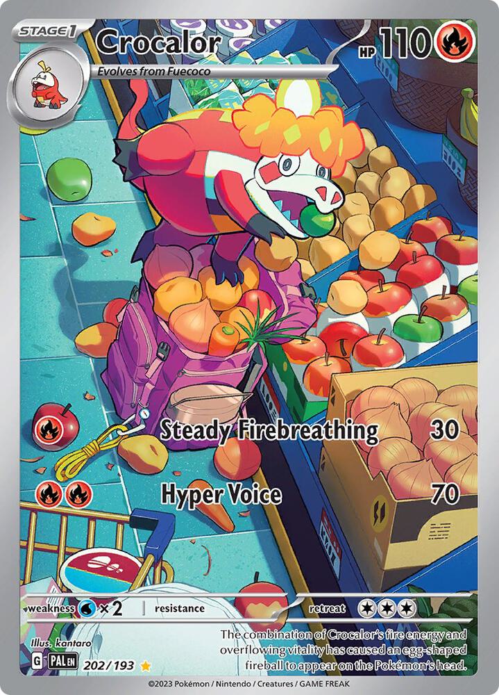 Crocalor - Pokemon Paldea Evolved #202/193