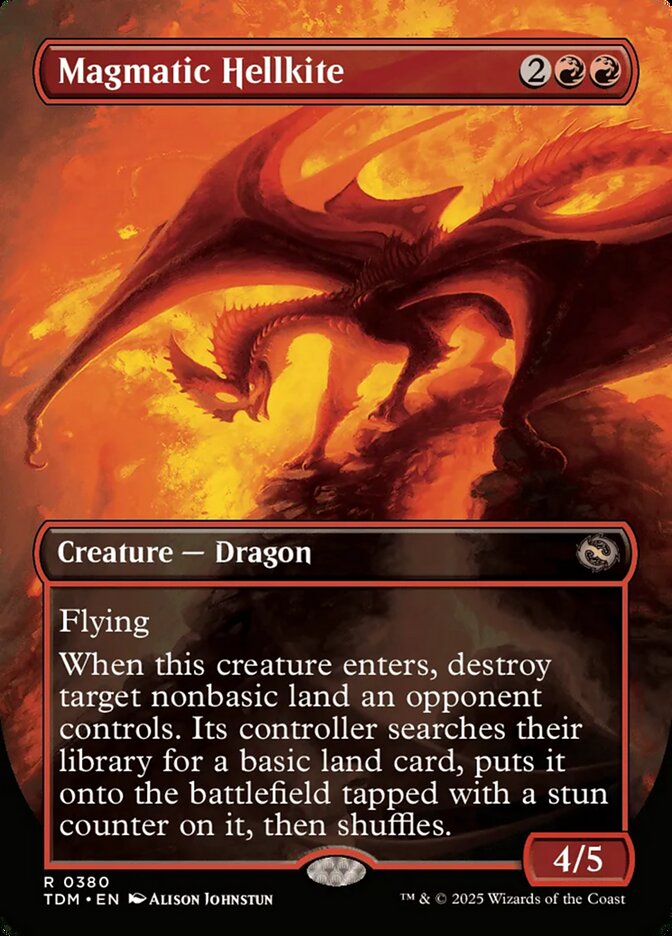 Magmatic Hellkite // Magmatic Hellkite - Tarkir: Dragonstorm #380