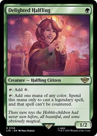 Delighted Halfling - Universes Beyond: The Lord of the Rings: Tales of Middle-earth #158