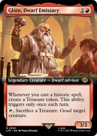 Gloin, Dwarf Emissary (Extended Art) - Universes Beyond: The Lord of the Rings: Tales of Middle-earth - 360
