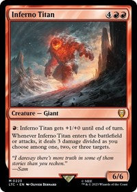 Inferno Titan - Commander: The Lord of the Rings: Tales of Middle-earth - 223