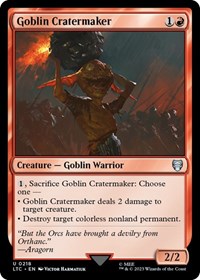 Goblin Cratermaker - Commander: The Lord of the Rings: Tales of Middle-earth - 218