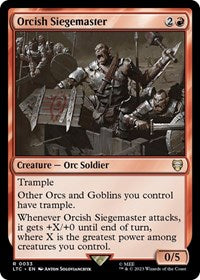 Orcish Siegemaster - Commander: The Lord of the Rings: Tales of Middle-earth - 33