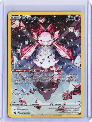 Diancie Ultra Rare Crown Zenith: Galarian Gallery GG13/GG70 NM