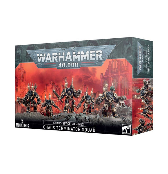 Games Workshop Warhammer 40K Chaos Terminator Squad, Pack of 1