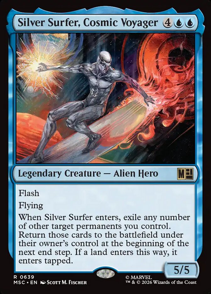 Silver Surfer, Cosmic Voyager - Marvel Super Heroes Commander #639