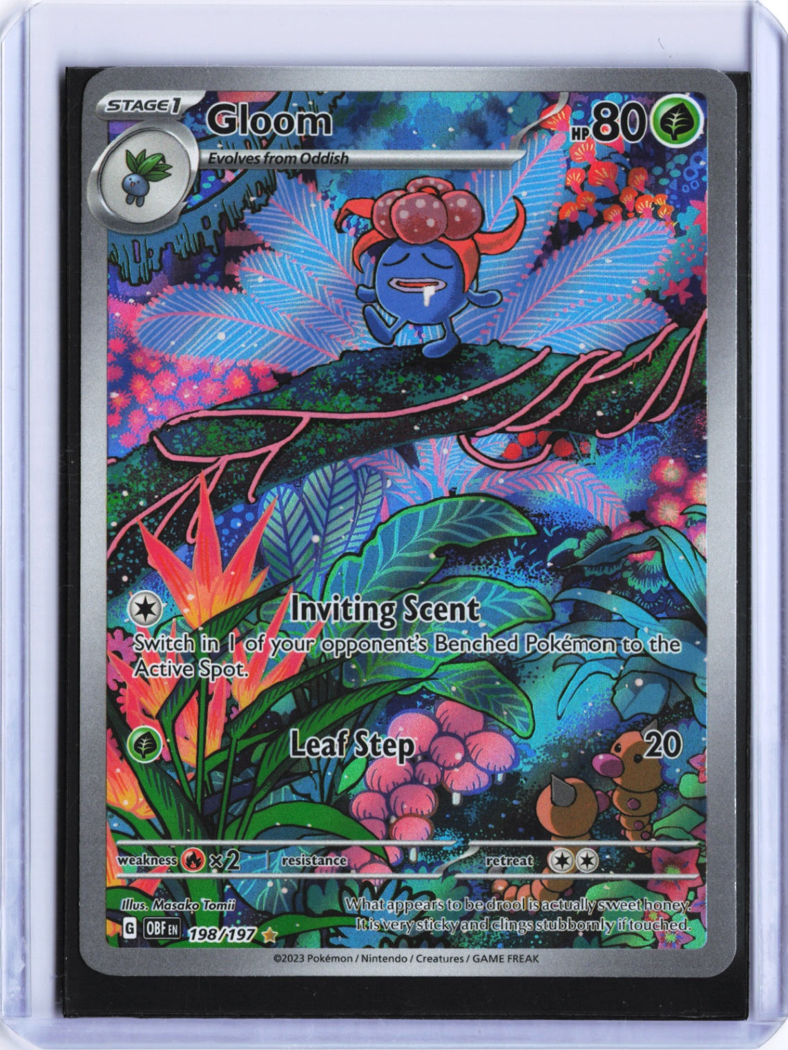 Gloom - Illustration Rare SV03: Obsidian Flames 198/197 NM