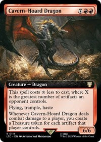 Cavern-Hoard Dragon (Extended Art) - Commander: The Lord of the Rings: Tales of Middle-earth - 114
