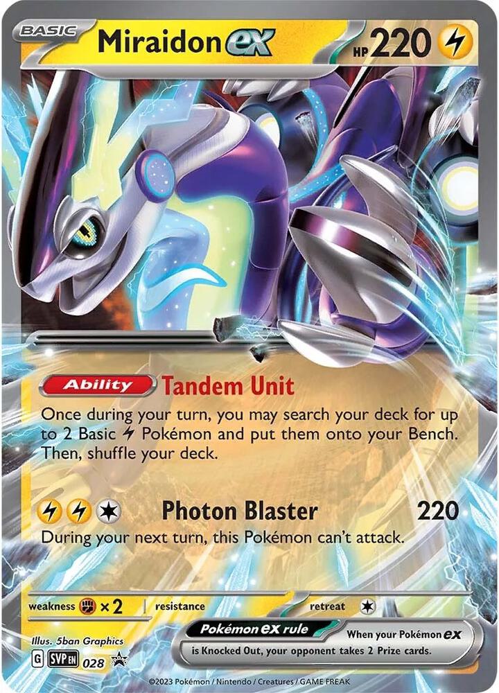 Miraidon ex - Scarlet & Violet Promo Cards #028