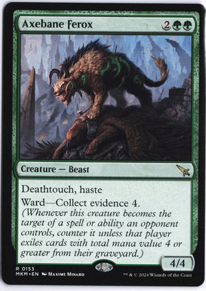 Axebane Ferox R Murders at Karlov Manor 153 NM