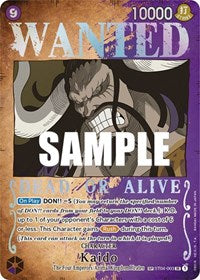 Kaido (Wanted Poster) - Pillars of Strength #ST04-003