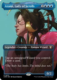 Azami, Lady of Scrolls (Borderless) - Commander Masters - 672