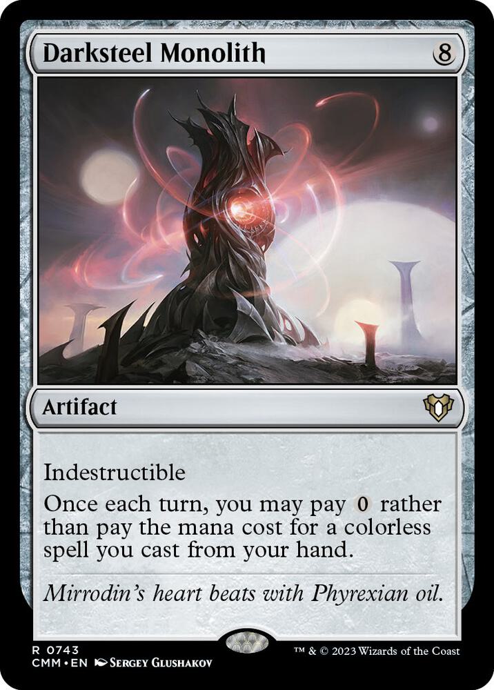 Darksteel Monolith - Commander Masters #743
