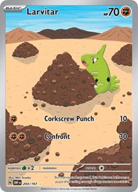 Larvitar - 203/197 - SV03: Obsidian Flames - 203/197