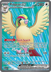Pidgeot ex - Obsidian Flames #217/197
