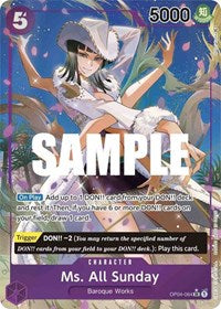 Ms. All Sunday (Alternate Art) - Kingdoms of Intrigue #OP04-064