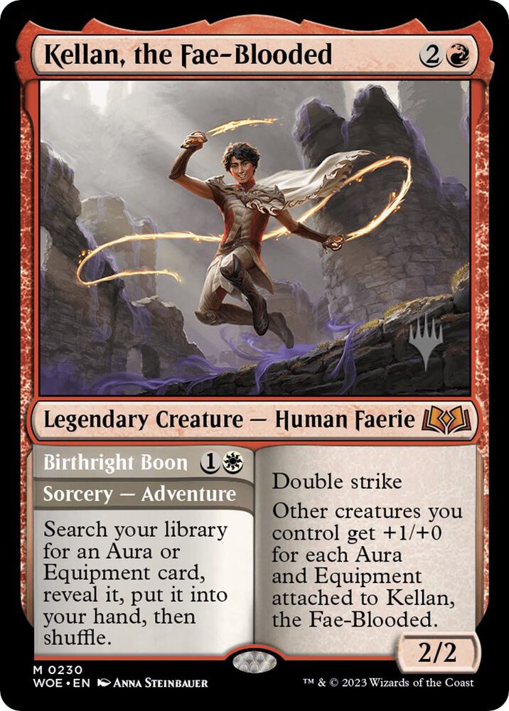 Kellan, the Fae-Blooded - Promo Pack: Wilds of Eldraine #230