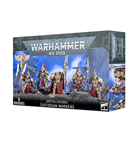 Games Workshop Warhammer 40k Adeptus Custodes: Custodian Wardens One Size