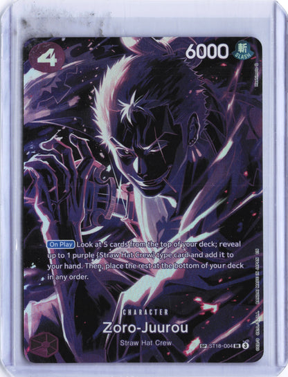 Zoro-Juurou (SP) SR Legacy of the Master ST18-004 NM