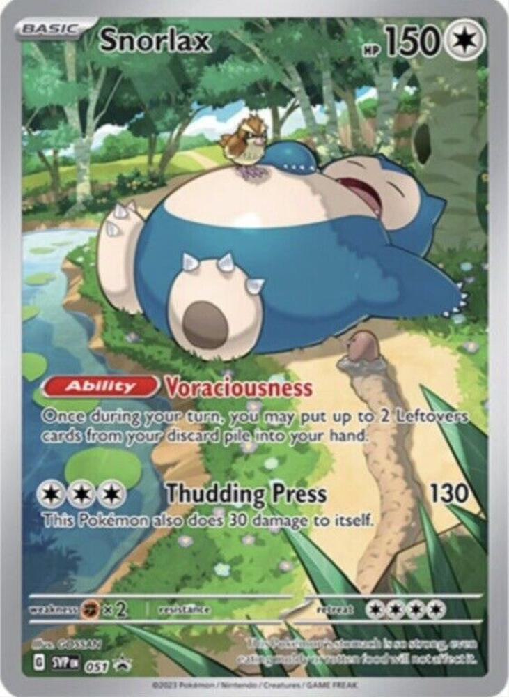 Snorlax - Scarlet & Violet Promo Cards #051