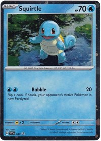 Squirtle - 048 (Cosmos Holo) - SV: Scarlet & Violet Promo Cards - 048