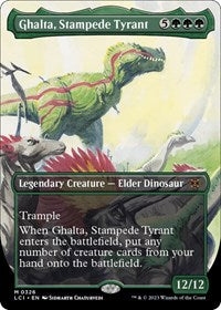 Ghalta, Stampede Tyrant (Borderless) - The Lost Caverns of Ixalan - 326