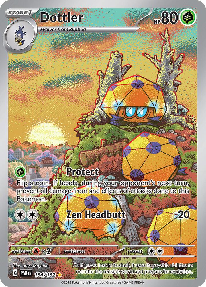 Dottler - Pokemon Paradox Rift #184/182