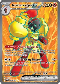Armarouge ex - Pokemon Paradox Rift #218/182