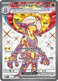 Toxtricity ex - Pokemon Paradox Rift #227/182