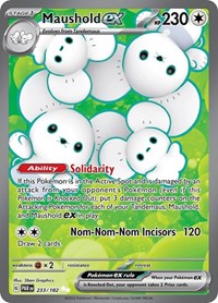 Maushold ex - Pokemon Paradox Rift #233/182