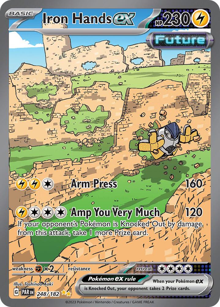 Iron Hands ex - Pokemon Paradox Rift #248/182