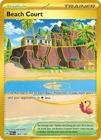 Beach Court - Pokemon Paradox Rift #263/182