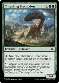 Thrashing Brontodon - The Lost Caverns of Ixalan - 216