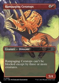 Rampaging Ceratops (Borderless) - The Lost Caverns of Ixalan - 322