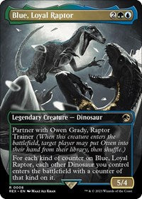 Blue, Loyal Raptor (Borderless) - Universes Beyond: Jurassic World Collection - 8