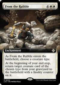 From the Rubble (Extended Art) - Commander: The Lost Caverns of Ixalan - 40