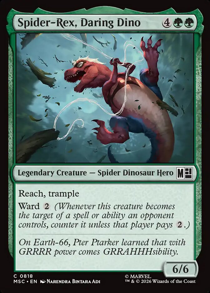 Spider-Rex, Daring Dino - Marvel Super Heroes Commander #818