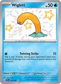 Wiglett - Pokemon Paldean Fates #121/091