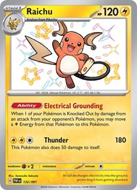 Raichu - 132/091 - SV: Paldean Fates - 132/091